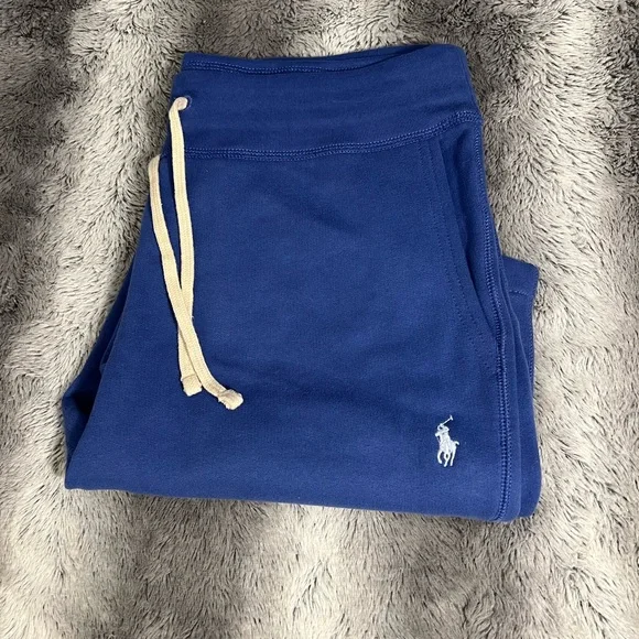 Polo by Ralph Lauren Blue Athletic Shorts with Drawstring Waist - Picture 3 of 7
